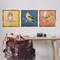 Stupell Industries Brilliant Birds on Branches 3 pc Framed Floater Canvas Wall Art Set Design by Lanie Loreth
